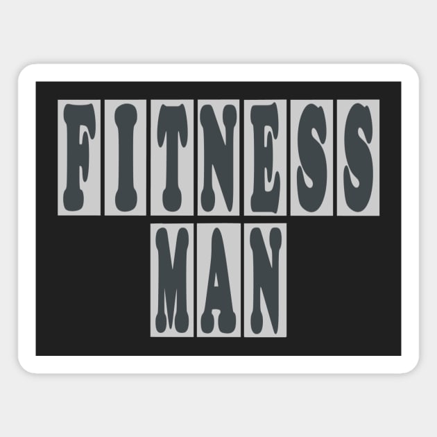 FITNESS MAN Magnet by wael store